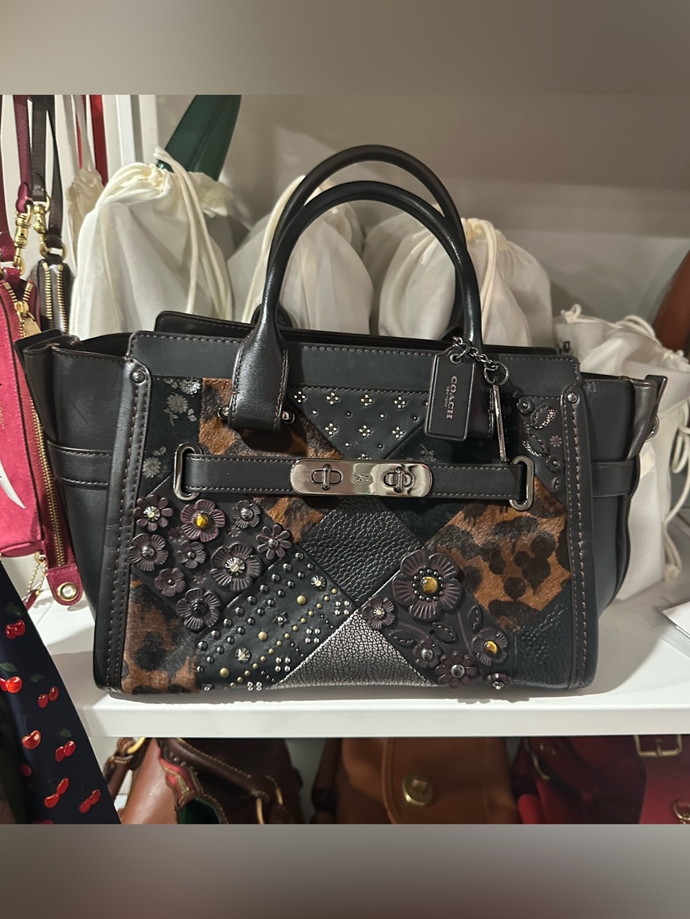 Coach Swagger 27 Embellished Canyon Bag